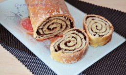 Rulada cu cacao si portocala