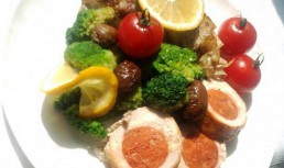 Rulada cu carne de curcan