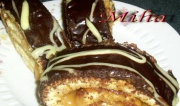 Ruladă cu ciocolată - cea mai ușoară rețetă