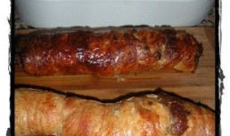 Rulada de porc cu garnitura de cartofi