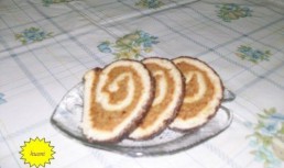 Rulada Din Albusuri Cu Crema De Nuca