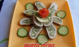 Rulada din piept de pui cu branza telemea
