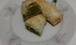 Rulouri cu spanac si branza feta