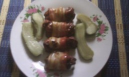 Rulouri De Ficatei De Pasare  Cu Bacon