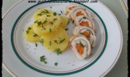 Rulouri din piept de pui bacon