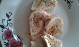 Rulouri din piept de pui cu miez de carne tocata