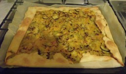 Rustic cu ardei si praz