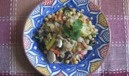 Salada de bacalhau  com grao(Salata de cod cu naut)