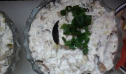 Salata cu hribi si carne de pui