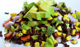 Salata cu orez negru