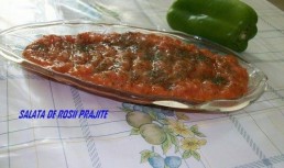 Salata de rosii,prajite