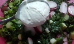 Salata verde cu smantana