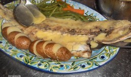 Sea Bass la grill cu legume