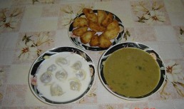 Shish Barak bi laban-Placintele cu carne in supa de iaurt