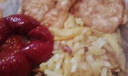 Snitel din piept de pui si cascaval