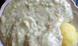 Sos de brocoli cu br^anza