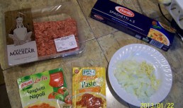 Spaghetti cu carne