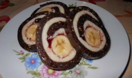 Spirale de biscuiti cu banane