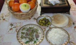 Supa de bob verde cu carne de vita si iaurt-specific tarilor arabe