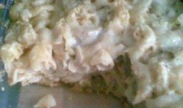 Taitei gratinati cu ciuperci si cascaval