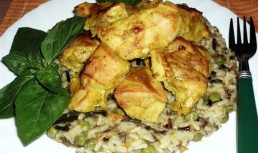 Tandori chicken si curry cu legume