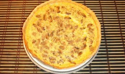 Tarta aperitiv cu ficatei de pui si ciuperci