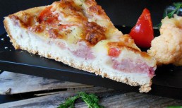 Tarta cu conserva de vita, mozzarella si rosii