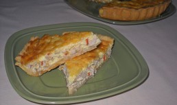 Tarta cu piept de pui si ciuperci