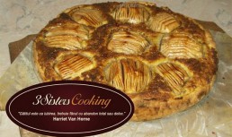 Tarta de mere cu spuma de migdale