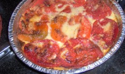 Tarta din ardei cu branza