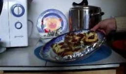 Terine de pui cu cascaval, dovlecel si mar