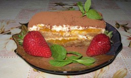 Tiramisu Cu Piersici