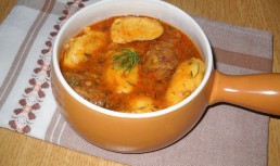 Tocanita cu galuste din faina