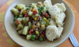 Tocanita de legume cu linte