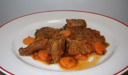 Tocanita de vitel cu morcov