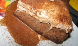 Tort de branza cu ciocolata si cappuccino