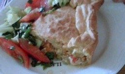 Turta cu pui si legume