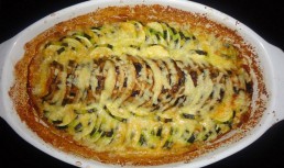 Vinete si dovlecei gratin