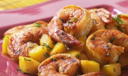 Creveti Cu Mango Si Busuioc, O Reteta Indiana Originala