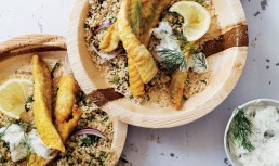 Peste Cu Tartar Si Salata De Cereale