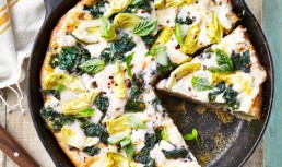 Pizza Cu Spanac Si Anghinare