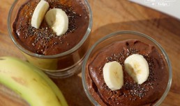 Budinca De Ciocolata Cu Banane Si Seminte De Chia