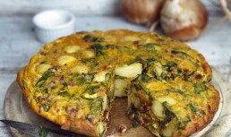 Tortilla Cu Cartofi Noi Si Carnati