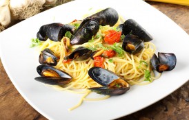 Paste cu midii în stil italian