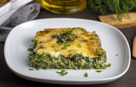 Spanac gratinat – iese delicios și se face ușor
