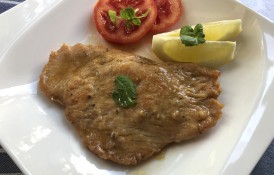 Cotlet de vițel în sos de lămâie (Scaloppine al limone) - rețeta originală