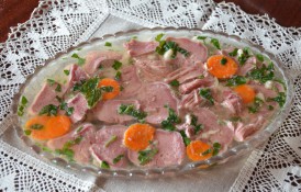 Limbă de porc în aspic