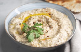 Pastă de vinete cu tahini - stil oriental