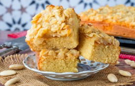 Prajitura Tosca - desertul suedez cu migdale caramelizate