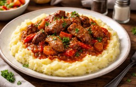 Tocăniță de ficăței de pui